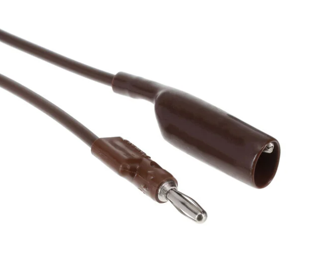 Fluke PATCH EM1166-24-1# Allig Cl, Banana Plug (brown) Mto Bulk