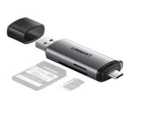 UGREEN PACK 2 IN 1 SD TF CARD READER USB TYPE C