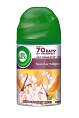 AIR WICK FRESHMATIC REFILL LIFE SCENTS SUMMER DELIGHTS 250MM