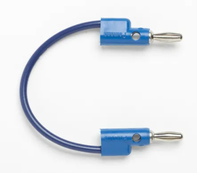 Fluke PATCH B-36-6# Banana Plug Patch Cord (blue) Bulk