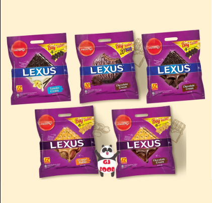 MUNCHY'S  LEXUS  SANDWICH BISCUIT  CHOCOLATE CREAM / PEANUT BUTTER CREAM  418G