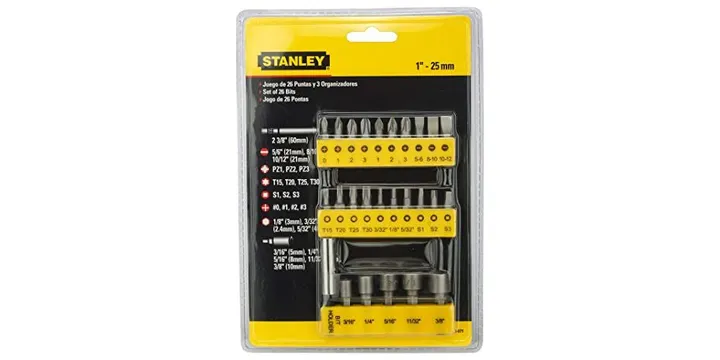 Stanley SCREWDRIVER INSERT BIT33PC SET