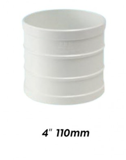 ATKC UPVC Fittings Straight Coupling 4" (110MM)