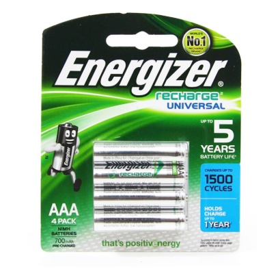 ENERGIZER RECHARGEABLE BATTERY AAA POWERPLUS (4PCS/PACK)