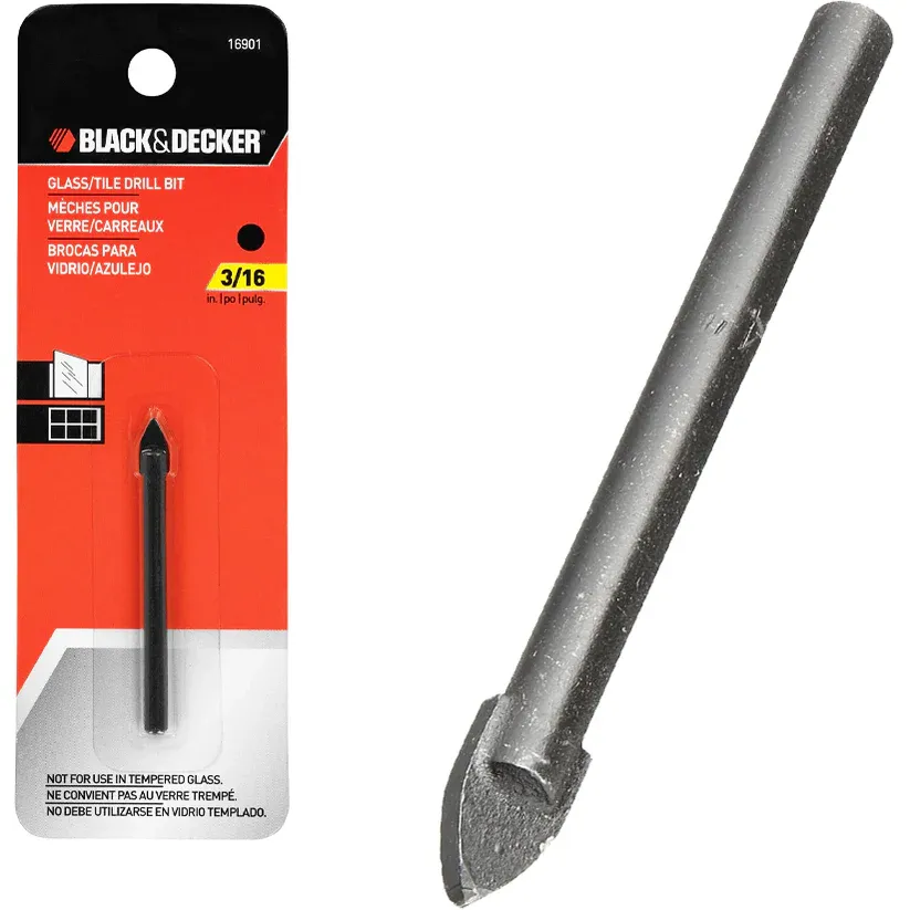 Black & Decker 8MM GLASS & TILE & BIT