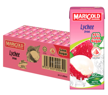 Marigold Asian Drinks - Lychee (250ml x 1ctn x 24unit)