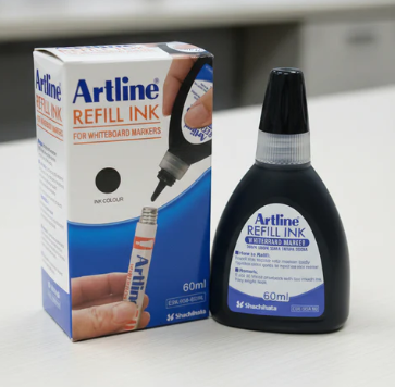 ARTLINE WHITEBOARD REFILL INK 60CC BLACK (1PCS)