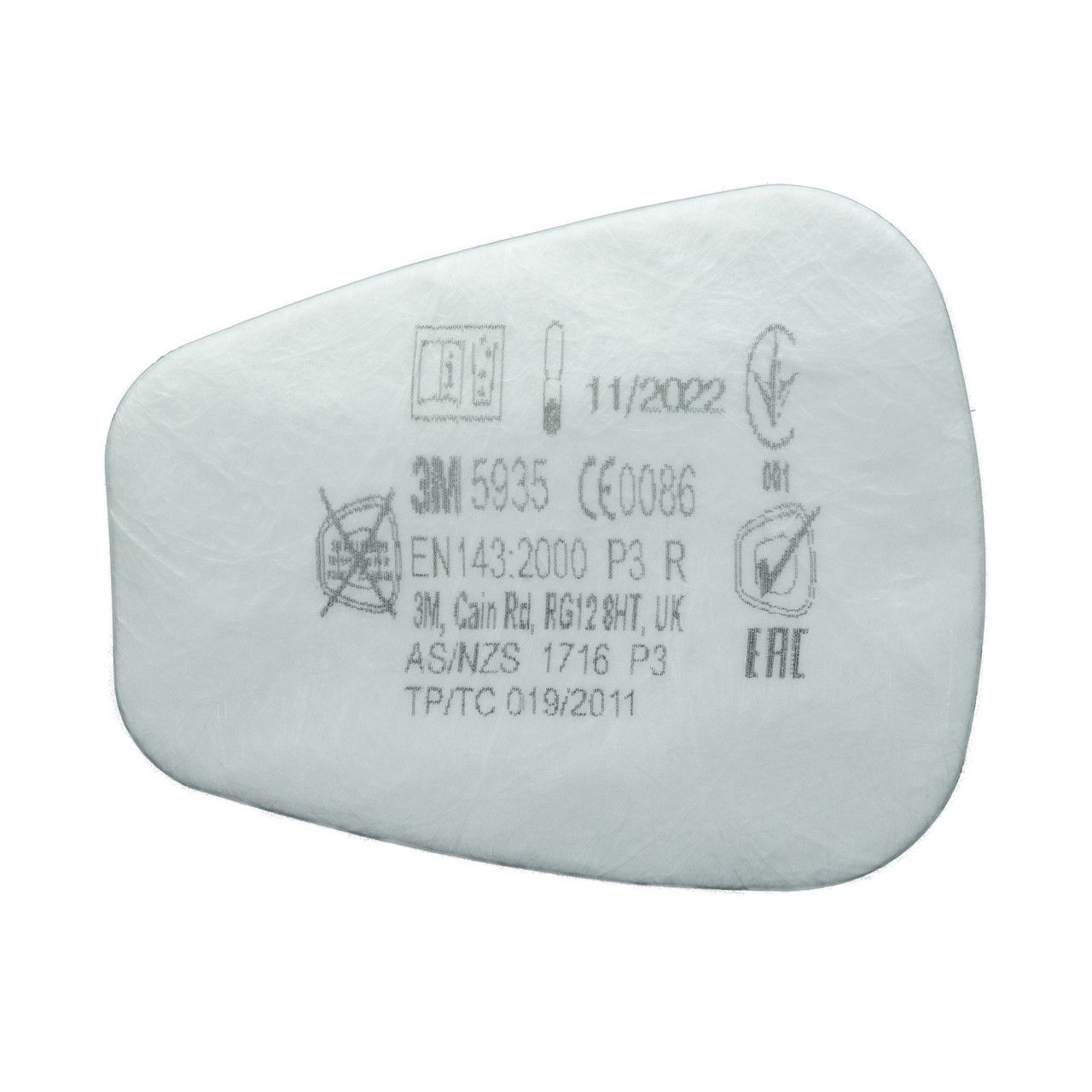 3M 5935 P3R Replacable Filters (Used with 501 & 60000 Series Catridges)