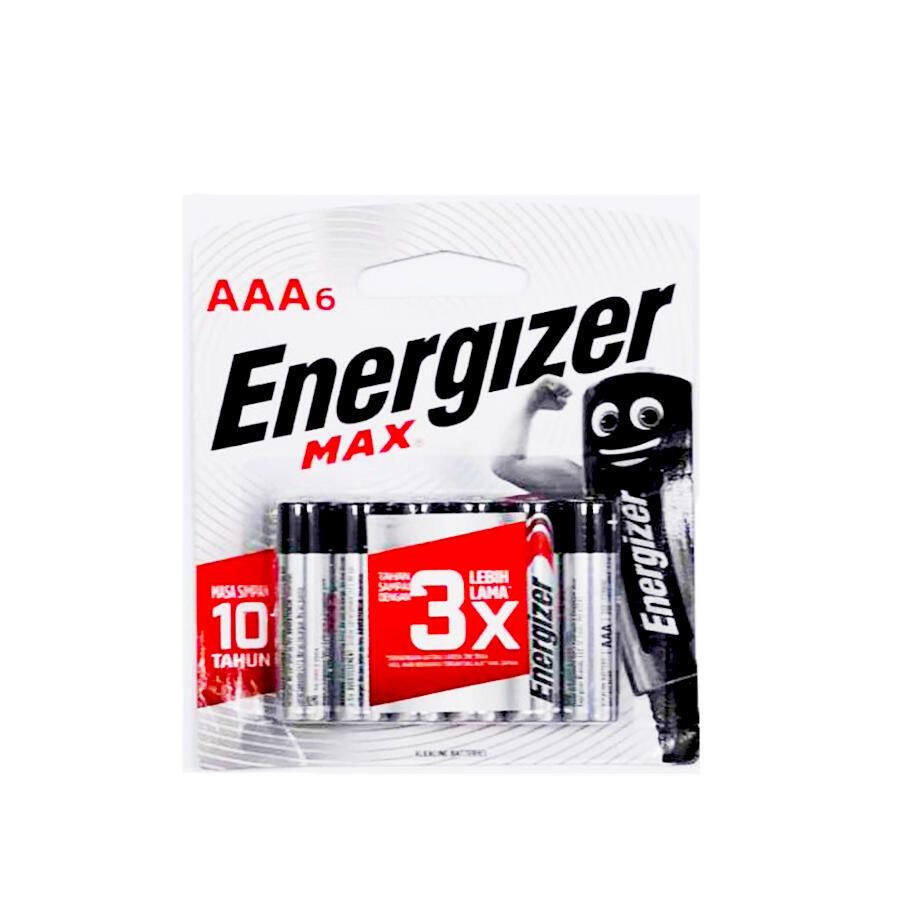 ENERGIZER ALKALINE BATTERY AAA (6PCS/PACK)