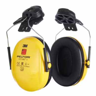 3M PELTOR OPTIME EARMUFFS H510P3E405GU HELMET MOUNTED (YELLOW)