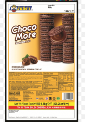 JULIE'S TIN BISCUITS CHIP CHOCO SANDWICH 5.5KG