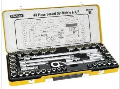 Stanley 12DR 43pcs pear head ratchet set metric