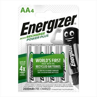 ENERGIZER RECHARGEABLE BATTERY AA POWERPLUS (4PCS/PACK)