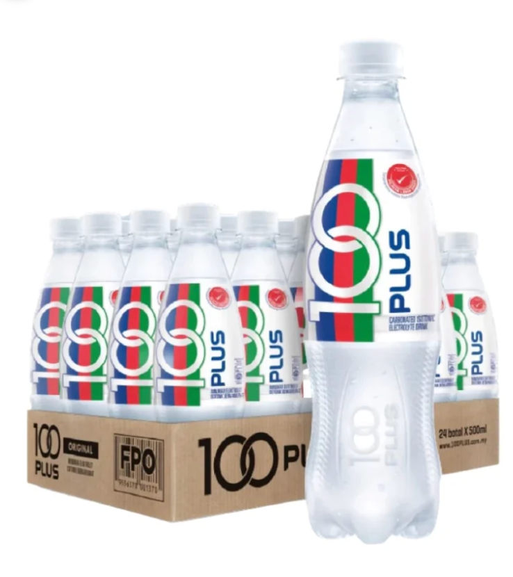 100PLUS 1 Carton - 500ml × 24 bottle (Original) 