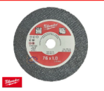 Milwaukee 3" (76mm x 10mm) Metal Cut-Off Wheel (5pcs) (For M12 FCOT) 4932-4647-17