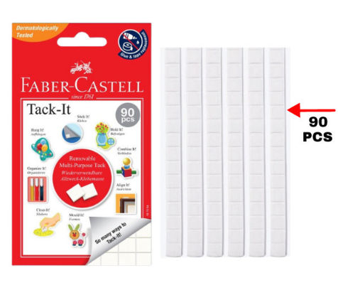 FABER CASTELL FABERCASTELL TACKIT 50GM 90PC