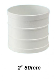 ATKC UPVC Fittings Straight Coupling 2" (50MM)