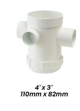 ATKC UPVC Fittings Floor Gully With I/O 4" x 3" (110MMx82MM)