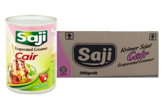 Saji Creamer Evaporated 48 Can x 390g