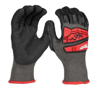 Milwaukee Impact Cut Level 5 Nitrile Dipped Gloves (Size: S) 48-73-8150