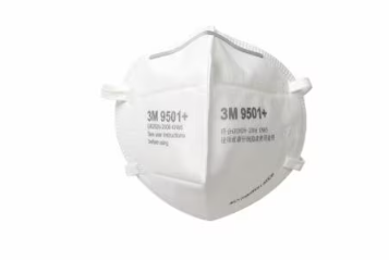 3M™ PARTICULATE RESPIRATOR 9501+, KN95/P2, ID 7100247712UPC 06912504280434
