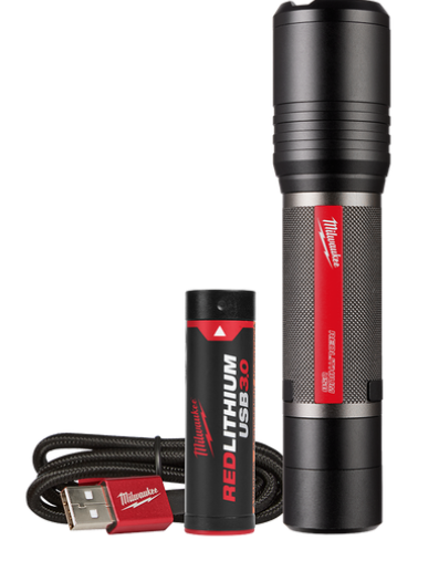 Milwaukee L4 B3 USB Rechargeable 2000 Max Lumens Slide Focus Flashlight L4 FL2000-301