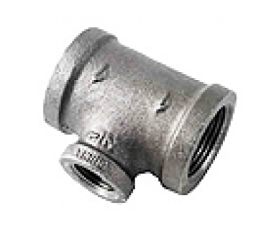ATKC Galvanized Iron (GI) Fittings Reducing Tee 3/4" x 1/2"