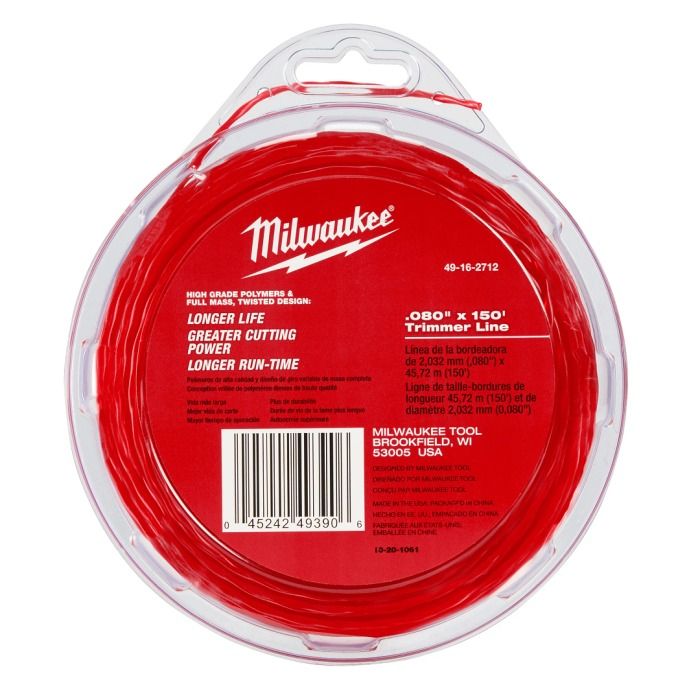 Milwaukee 2mm x 45m Trimmer Line Refill 49162712