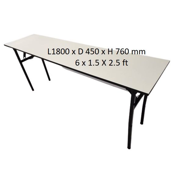 Banquet Table Folding L1800 X D450 X H760MM