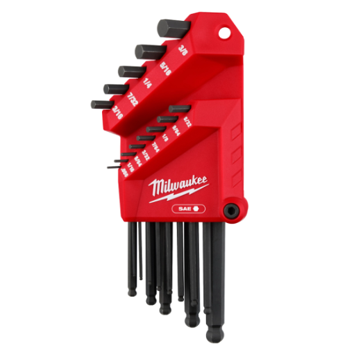 Milwaukee 13-Key L-Style Ball End Hex Key Set - SAE 48-22-2185