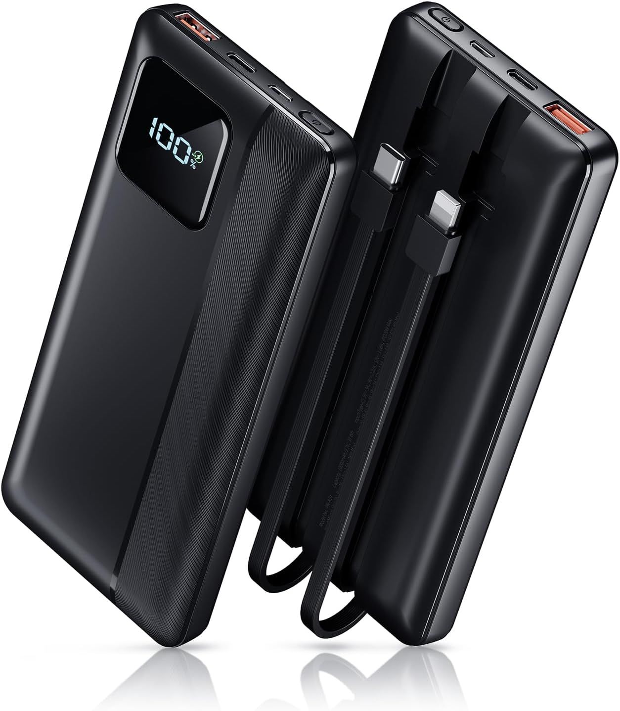 Wired Charger Power Bank 10000 mAh