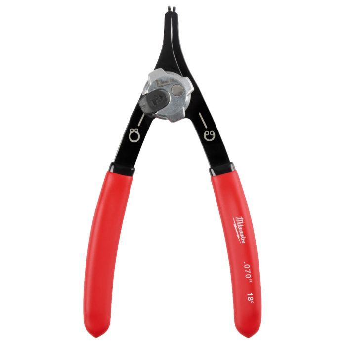 Milwaukee 0.07" Convertible Snap Ring Pliers - 18 Degree 48-22-6536
