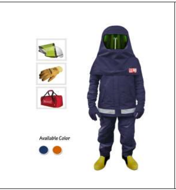Arc Flash Suit 33kV kit Set