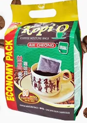 AIK CHEONG Kopi O Original 1kg Economy Green pack 80's x 10g