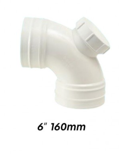 ATKC UPVC Fittings Sweep Bend I/O 6" (160MM)