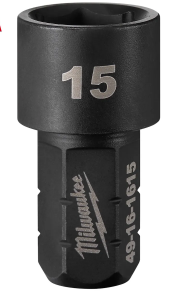 Milwaukee Pass-Through 15mm Socket (For M12 FTPR) 49-16-1615