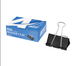Astar Binder Clip 51mm 12 pieces