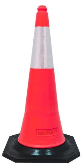 Black Base Safety Cone PVC road cone with black base