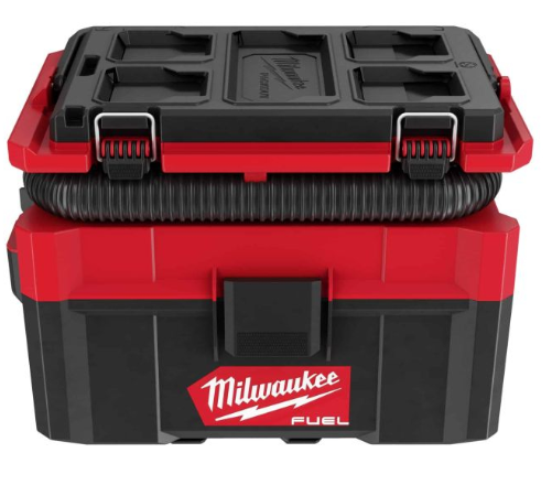 Milwaukee M18 FUEL™ PACKOUT™ Wet/Dry Vacuum, Model M18 FPOVCL-0 With 2 M18 Batteries