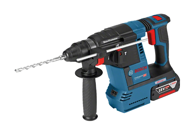 BOSCH Cordless Rotary Hammer Drill - GBH 18V-26 (Solo Set) # BOSCH Drill / Bosch GBH 18V-26 SOLO Cordless Drill # Professional & Heavy Duty # Include : 1 x Fast AC Charger + 2 x 4.0 Ah Rechargeable Battery # RS1582 ( KTT : 1 Set )