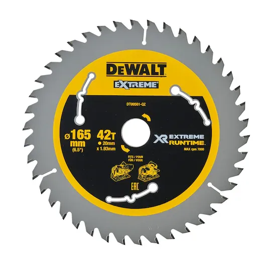 Dewalt XR 165mm x 20mm 42T CSB