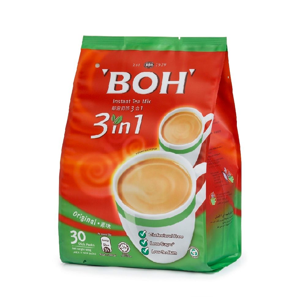 BOH 3 IN 1 INSTANT TEA MIX ORIGINAL 30'S X 20G