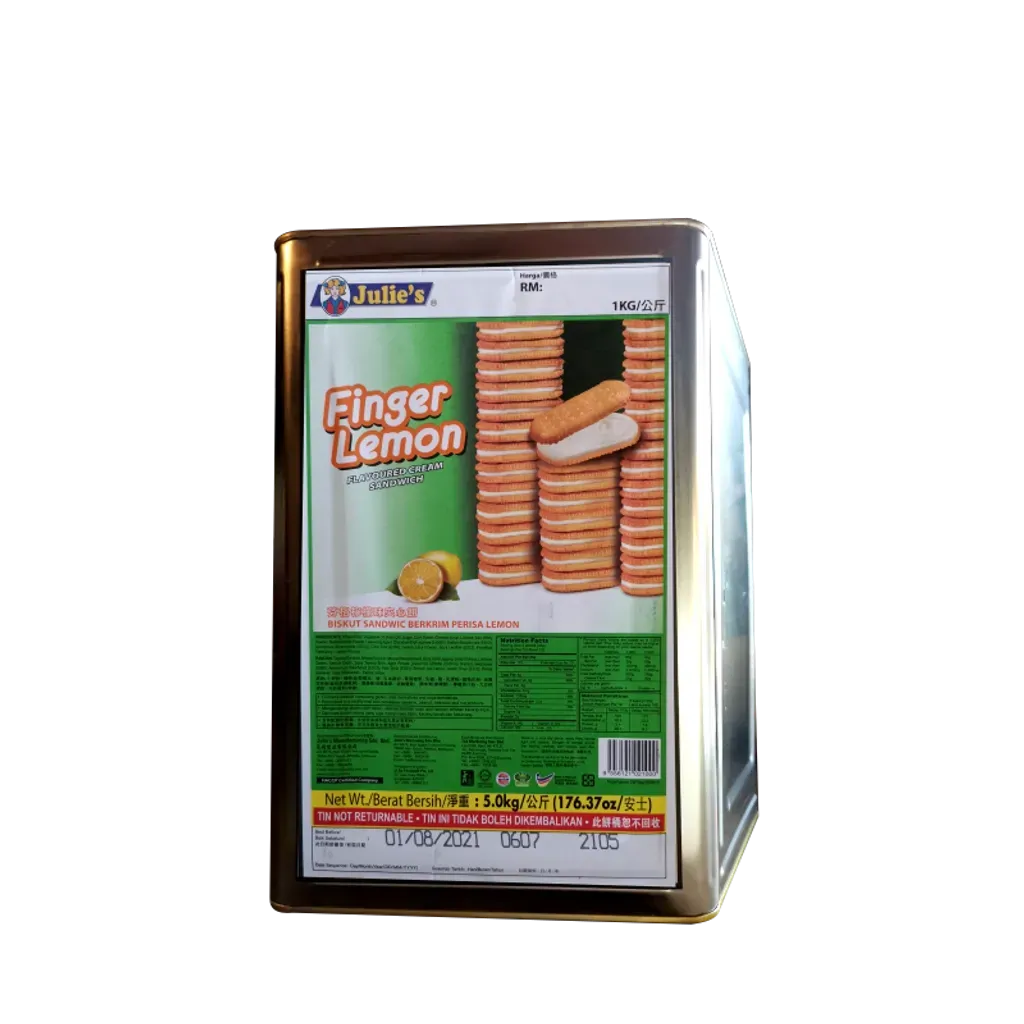 5kg Julie's Finger Lemon Biscuit / Biskut Lemon Jari