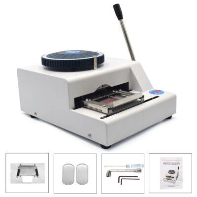 72 Letter metal tag punching machine embossing machine Dog Tag ID embossing