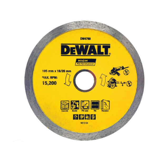Dewalt 105 x 20mm 7mm hp contino