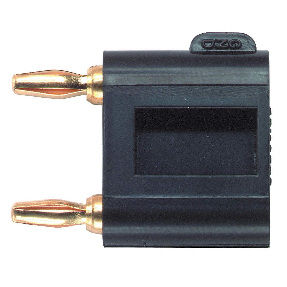 Fluke PJKPL 2035-0 Miniature Shorted Dbl Banana Plug, Black