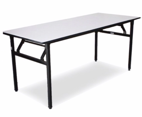 3V FOLDABLE RECTANGULAR BANQUET TABLE 1200MM X 450MM X 760MM