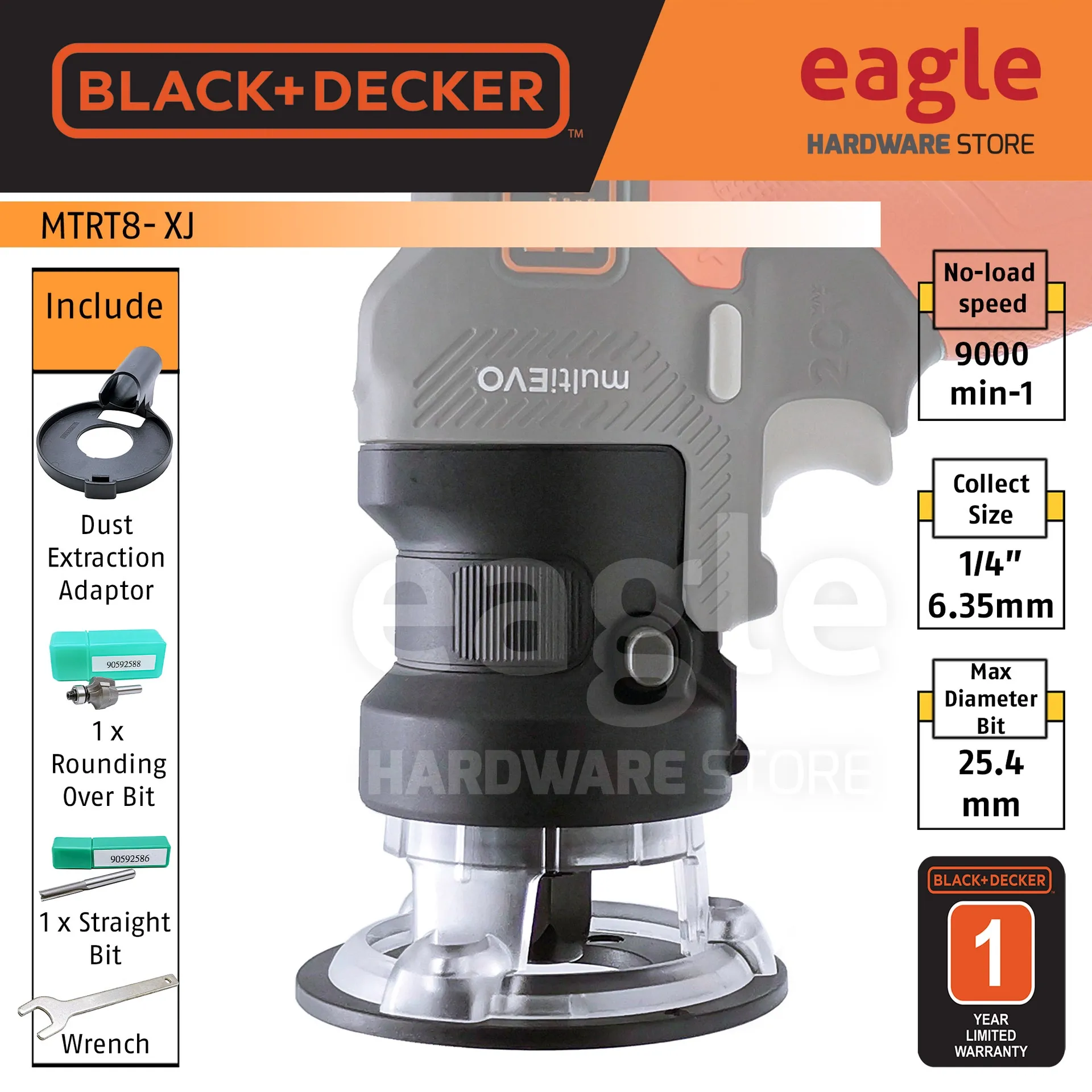 Black & Decker Router Head