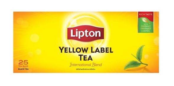 LIPTON YELLOW LABEL TEA TEABAGS 25 X 2G