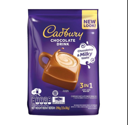 CADBURY 3 IN 1 HOT CHOCOLATE DRINK 13 X 30G